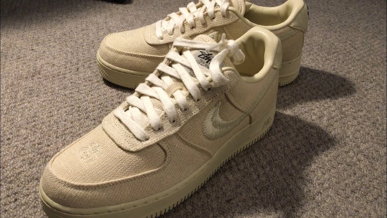 Stussy Air Force 1 Fossils Review - YouTube