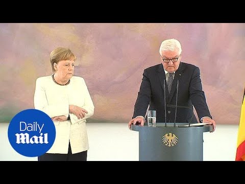 Angela Merkel seen shaking uncontrollably for second time in month