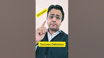 Success Is A Journey, Not A Destination - Inspirational Speech - CEO Speaks #Shorts #myfirstshorts