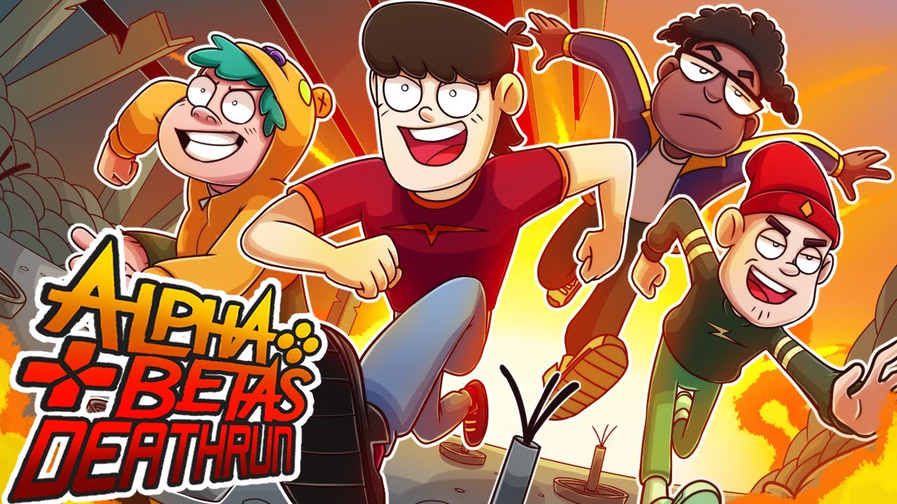 We played the OFFICIAL ALPHA BETAS DEATHRUN MAP! - YouTube