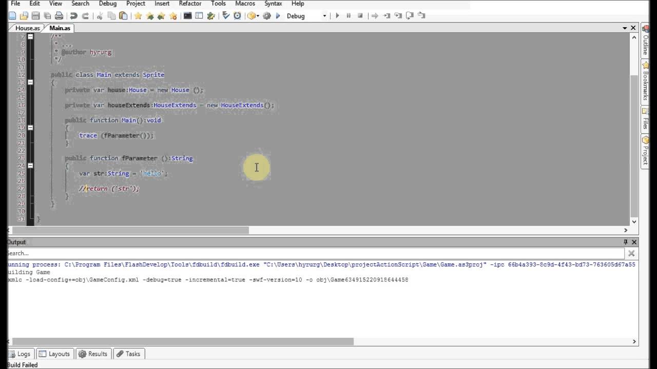 уроки actionscript 3.0 параметры методов (функций) (урок_6) - YouTube