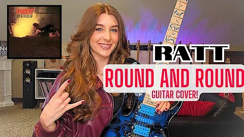 Round and Round RATT Guitar Cover and Solo!!!!