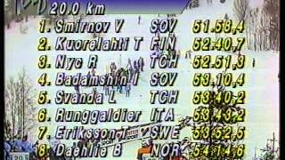 Skid-VM 1989 - Lahti - 50 km (1 av 3)