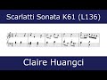 Domenico scarlatti  sonata in a minor k61 claire huangci