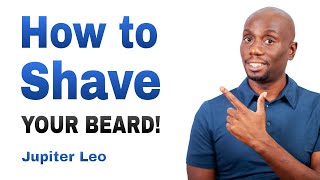How to Shave Your Face  - Black Men Shaving Beard Tips 4k #shaving #clippers #beard #skincare
