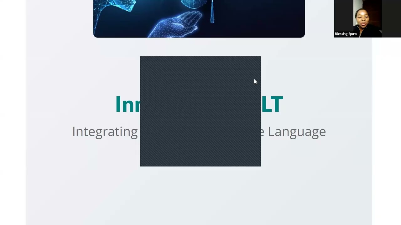 Mohammed Saif - Innovation in ELT: Integrating AI Tools for Inclusive Language Learning.