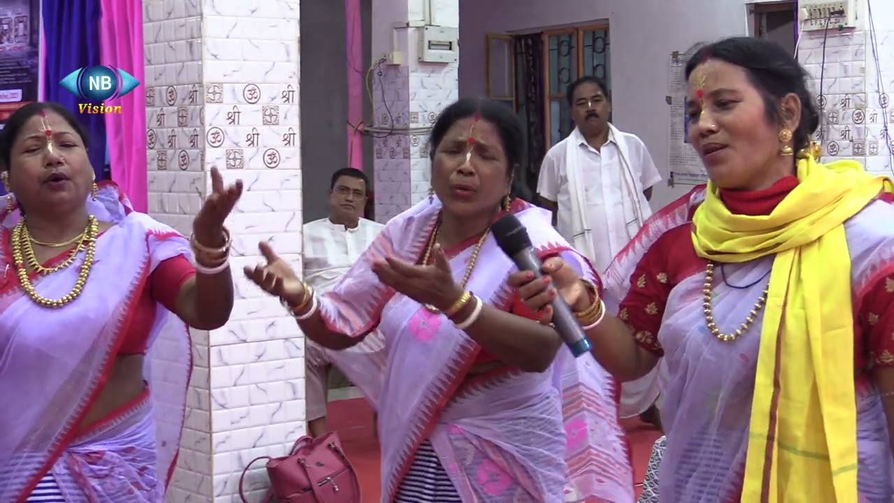 Naam Kirtan Part5 in Maha Saptami Puja by artists from Tripura at Gobinda Mandir Khanapara