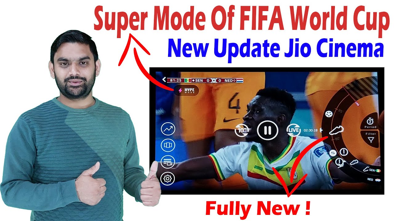 Jio Cinema Hyper Mode JIoCinema New Update For FIFA World Live Jio