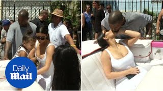 Kim kardashian, kanye & north enjoy family day out in cuba may - daily
mail