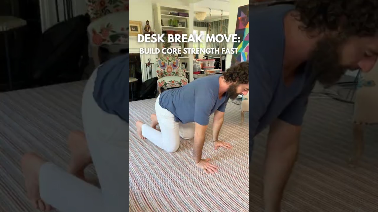 Desk Break Move: Build Core Strength Fast