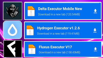 TOP 3 EXPLOITS : Delta Executor, Hydrogen Executor & Fluxus Executor Mobile Download