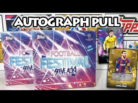 Opening 2 Topps Football Festvial By Steve Aoki Boxes | New 2021