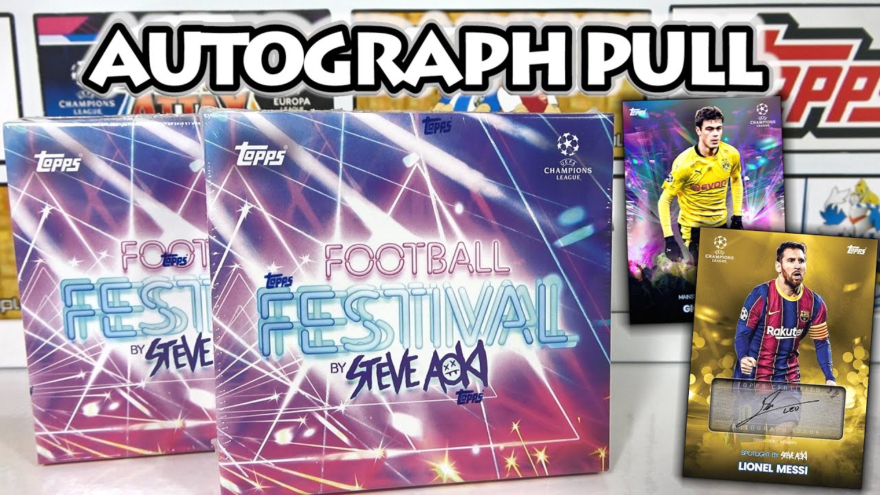 Opening 2 Topps Football Festvial By Steve Aoki Boxes | New 2021