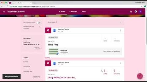 Assignment - Make a Copy for Each Student - Teacher View