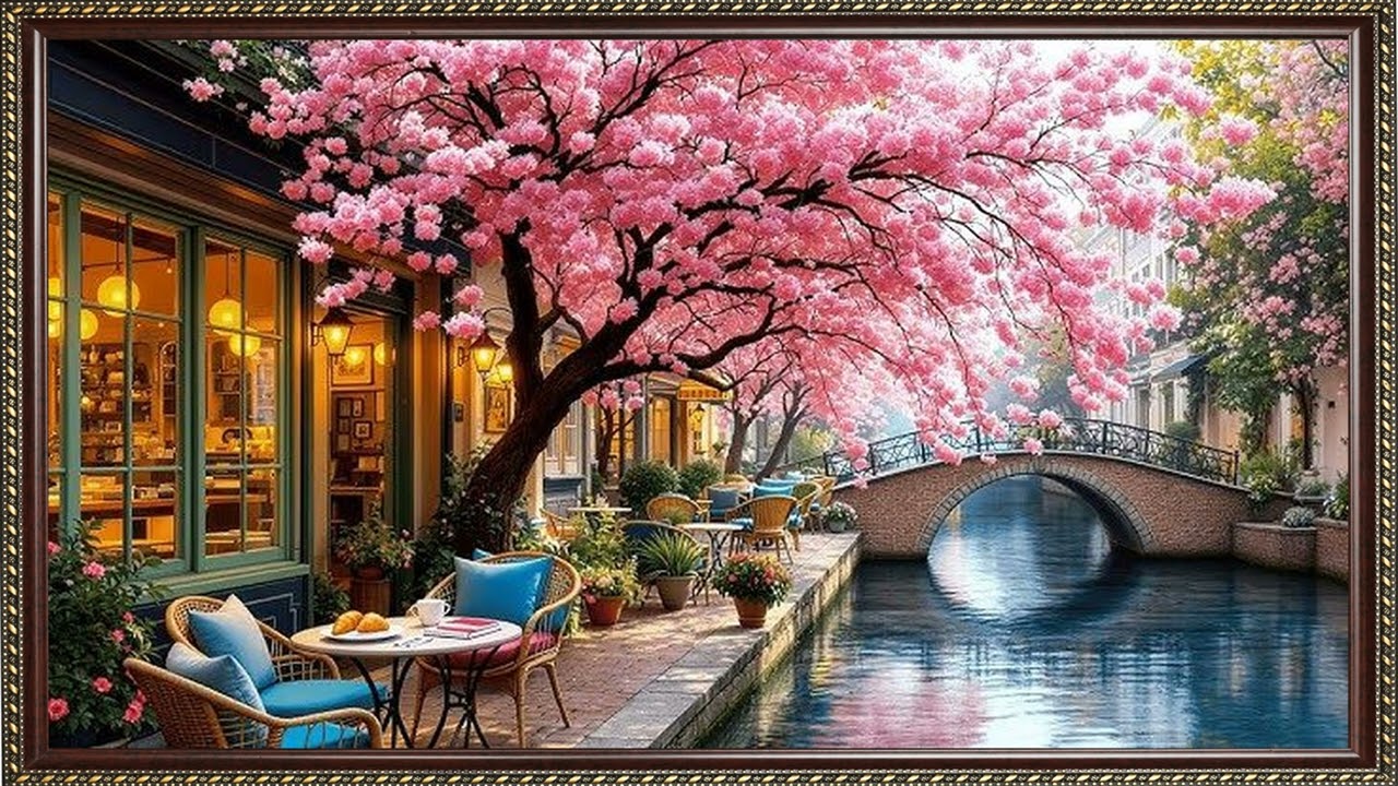 4K Frame TV art Old World Countryside Canvas