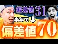 【偏差値31➡71】E判定から逆転合格する方法教えます