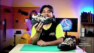 Review Sepatu Gunung Safety Hiking Touring Lavio Assist Cream Ujung Besi Original