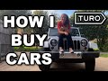 How I Buy My Cars for Turo