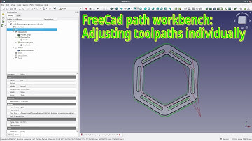 FreeCad path workbench: Adjusting toolpaths individually.