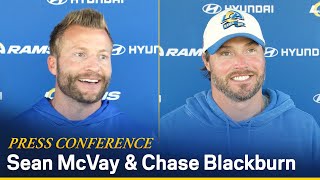 Sean McVay Talks Week 3 Of OTAs & STC Chase Blackburn On Team’s Approach To New Kickoff