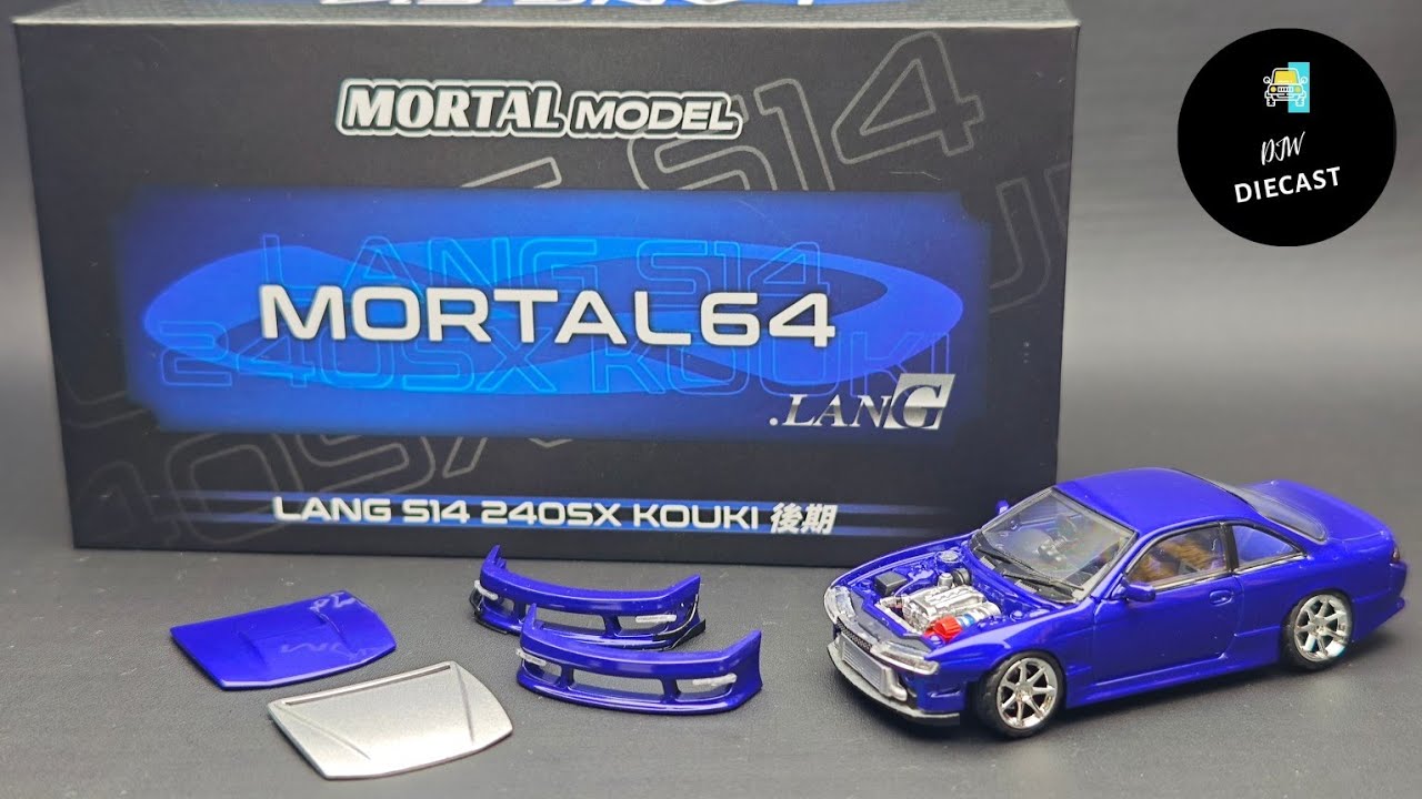 Mortal Model 1/64 LANG 240SX Kouki Blue | UNBOXING and REVIEW