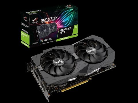 ASUS ROG-STRIX-GTX1660S-O6G-GAMING Graphics Card Unboxing and Overview