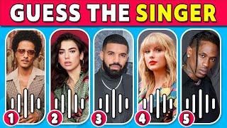 Guess The Popular SINGER by Their SONG ⭐🎵 |  Music Quiz 🎵 | The Quiz Series