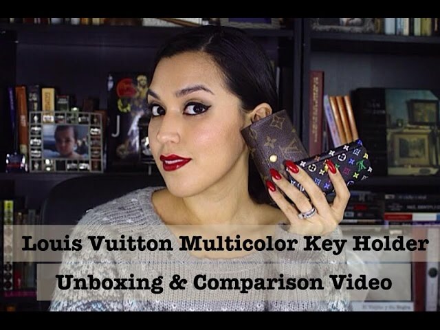 Louis Vuitton Multicolor 4 Ring Key Holder Unboxing & 6 Ring Key Holder  Comparison 