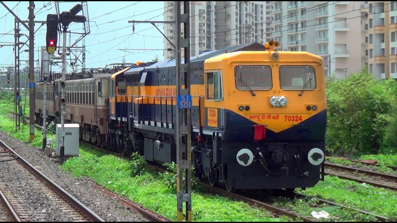 "First Ever Dual Cab Mammoth Freight of Indian Railways