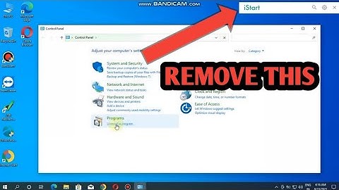 i start search bar uninstall | how to uninstall i start | how to remove i start search bar