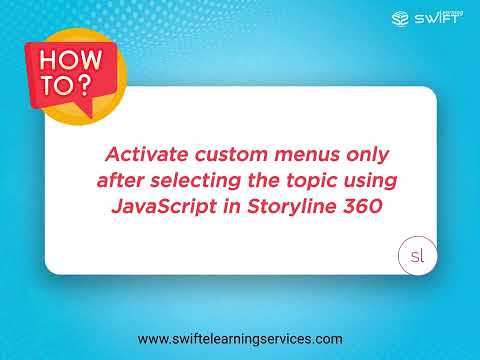 Activate Custom Menus in Storyline 360 Using JavaScript #elearningdevelopment #javascripttutorial