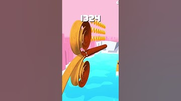 SpiralRider! Satisfying Slicing Game / Relaxing ASMR Video