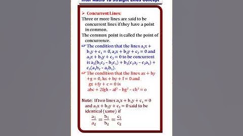 TS Eamcet 2023 || Straight LinesConcept for eamcet 2023 Part - 2|| Maths concept for EAMCET 2023