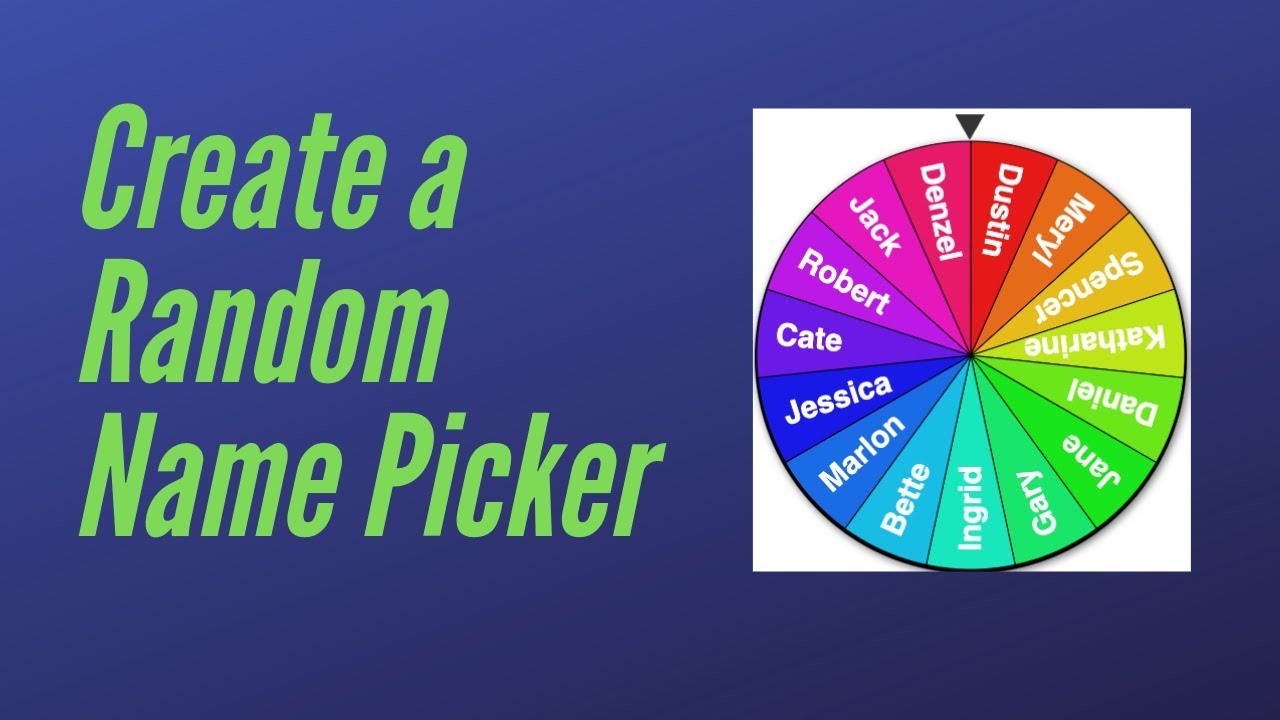 wheel of fortune random name picker