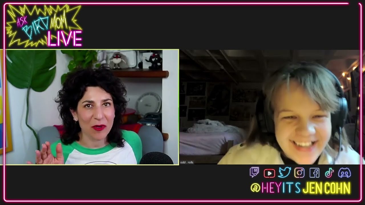 Ask Bird Mom Real Talk Advice Stream with Pharah VA Jen Cohn! 4/4