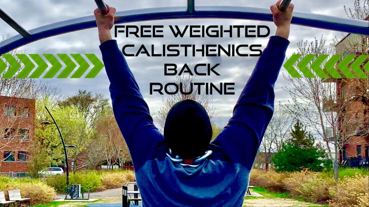 Weighted Calisthenics Back Routine Free Detailed Youtube
