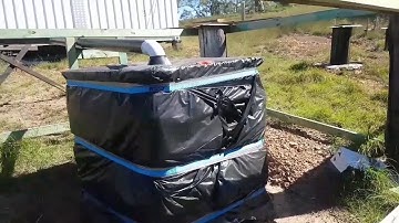 How to build a vermicomposting flushing toilet pt6