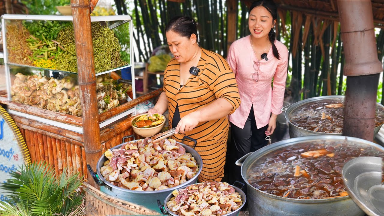 Háo hức cả đêm không ngủ ngồi đò đi cù lao ăn bún cua cá đồng 25k nấu quá kỳ công, 1 tuần bán 1 ngày