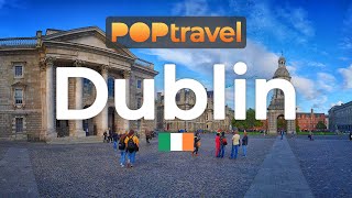 Walking in DUBLIN / Ireland  City Tour  4K 60fps (UHD)