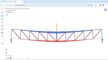 truzme.com online truss calculator - 2nd demo