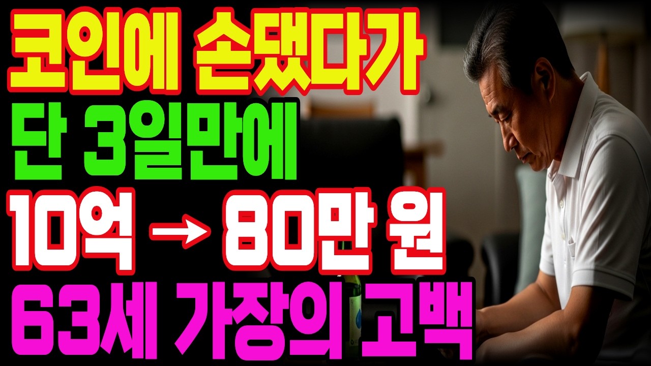 단 3일만에 10억이 80만원? 루나코인에 퇴직금 전부 날린 60대 가장의 고백!
