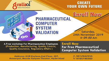 Computer System Validation - Regulatory Compliance in the Pharmaceutical industry