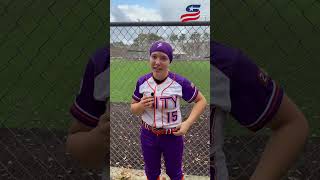 🎤 Exclusive Interview with a Rising Softball Star #Shorts 🥎