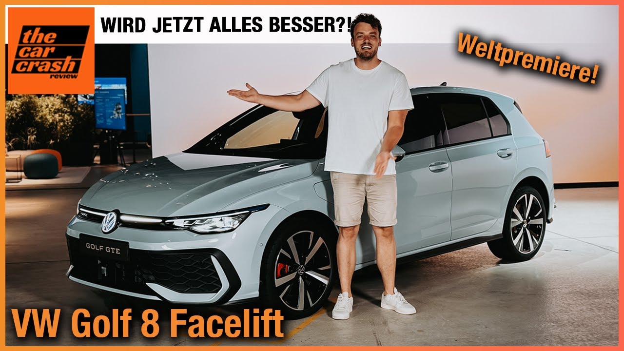 VW Golf 8 Facelift (2024) Wird jetzt alles besser?! Weltpremiere, Test, Review, GTE