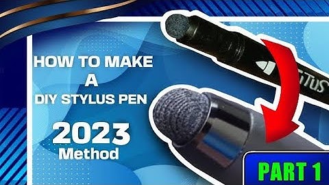 How To Make  A DIY Stylus Pen 2023 | SUPER EASY