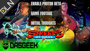 Streets of Rage 4 On Linux - How To Turn On Proton Beta & Gameplay