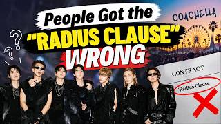 Did BTS Decline Coachella Because of the Radius Clause