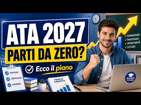 Video Graduatorie ATA 2027: come scalare partendo da zero punti
