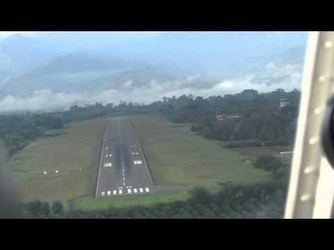 Landing In Armenia Runway 20 HK 2201G