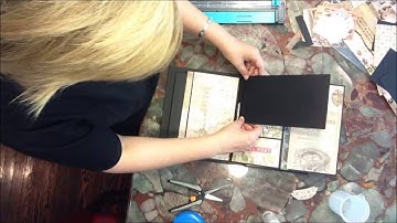 Mini Album Binding Simplified Process Video Part 15